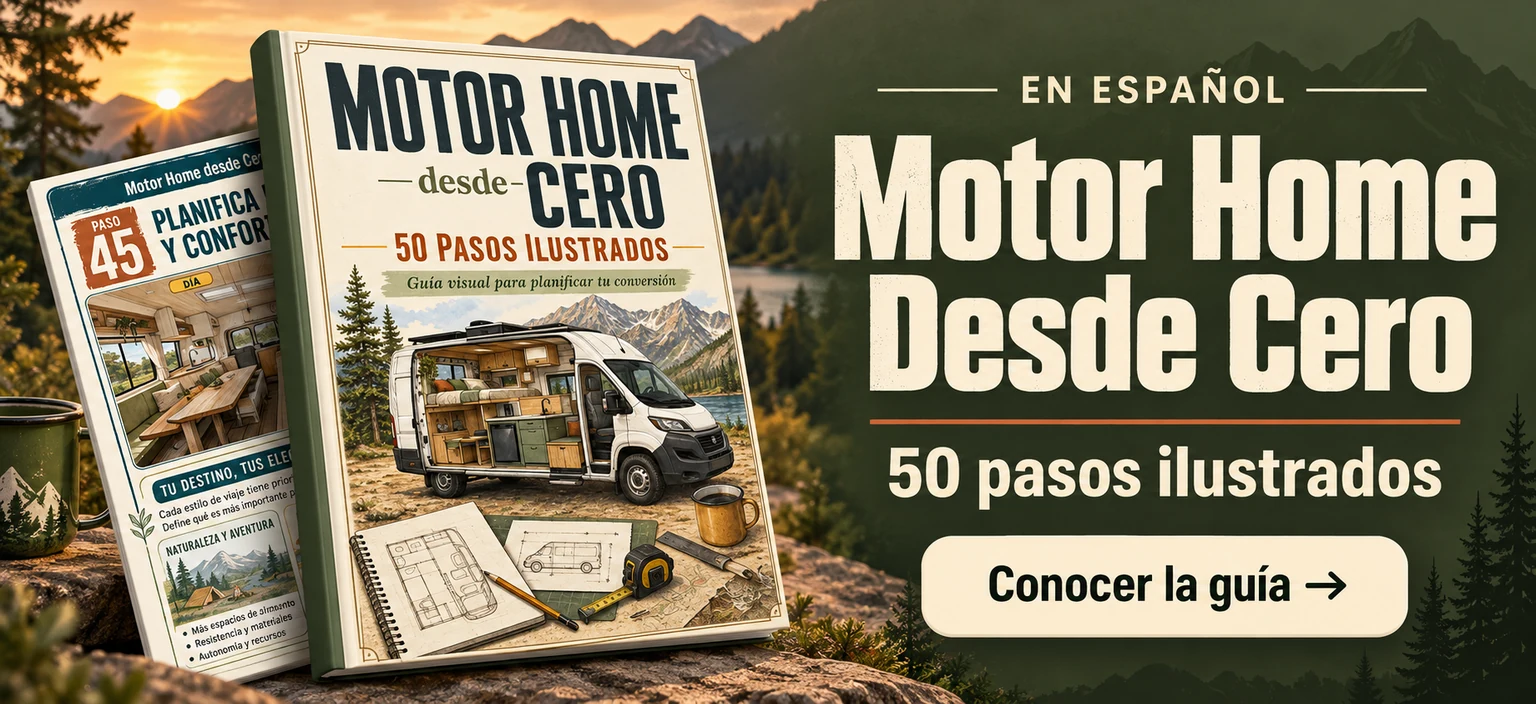 Motor Home Desde Cero. 50 pasos ilustrados. En español. Conocer la guía.